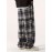 Men's Loose Fit Plaid Trousers, Breathable Comfort, Drawstring & Pockets