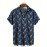 Men's Giraffe 3D Print Casual Shirt, Button Front Short Sleeve Top, Men's Clothes For Daily Wear/Party
