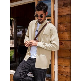 Men's Oxford Shirt Long Sleeve Dress Shirts Casual Button Down Shirts Regular Fit