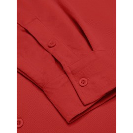 Men's Oxford Shirt Long Sleeve Dress Shirts Casual Button Down Shirts Regular Fit