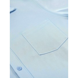 Men'S Long Sleeve Wrinkle Free Shirt Casual Button Down Shirt for Men Untucked Shirts with Pocket