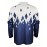 1pc Men'S Geometric-Patterned Polyester Golf Shirt - Knit Fabric with Slight Stretch, Regular Fit, Lapel Collar, Button Details, Long Sleeve, Flip Collar for Fall/Winter - Ideal for Outdoor Sports & Parties