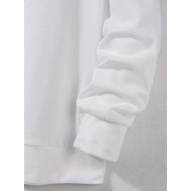 Creative Basketball Print Hoodie, Cool Hoodies For Men, Casual Hooded Sweatshirt With Kangaroo Pocket For Winter And Fall