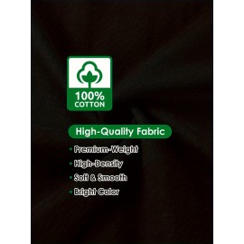 Men's Casual Cotton Long Sleeve T-Shirt - Crew Neck, Loose Fit, Spring & Fall Collection