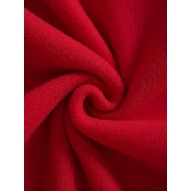 Men's Casual Hoodie, Spring/Autumn Fashion, Geometric Pattern, Knit Fabric, Regular Fit, Polyester, Stretchy, Crew Neck, 